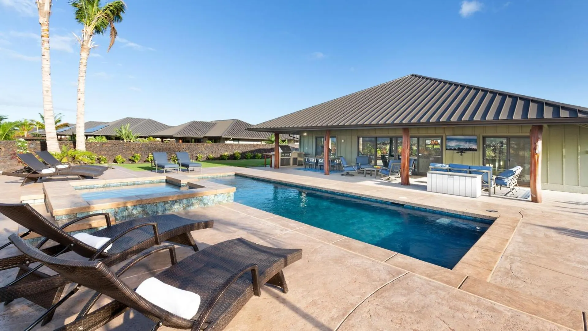 Дом отдыха Aloha Paradise Glorious 4Br Ainamalu Home With Private Pool And Spa Ваиколоа-Виллидж